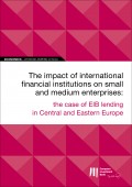 EIB Working Papers 2019/09 - The impact of international financial institutions on SMEs