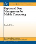 Replicated Data Management for Mobile Computing