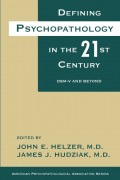 Defining Psychopathology in the 21st Century