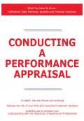 Conducting a Performance Appraisal - What You Need to Know: Definitions, Best Practices, Benefits and Practical Solutions