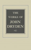 The Works of John Dryden, Volume VIII