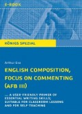 English Composition, Focus on Commenting (AFB III).