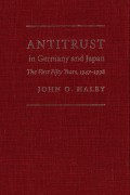 Antitrust in Germany and Japan