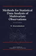 Methods for Statistical Data Analysis of Multivariate Observations