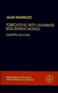 Forecasting with Univariate Box - Jenkins Models