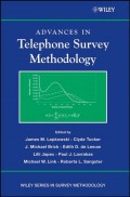 Advances in Telephone Survey Methodology