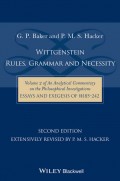 Wittgenstein: Rules, Grammar and Necessity