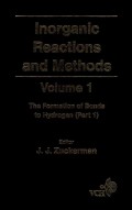 Inorganic Reactions and Methods, The Formation of Bonds to Hydrogen (Part 1)