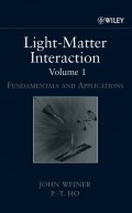 Light-Matter Interaction, Volume 1