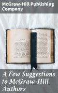 A Few Suggestions to McGraw-Hill Authors