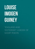 "England and Yesterday": A Book of Short Poems