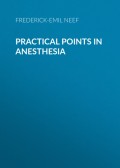 Practical Points in Anesthesia