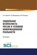 Социальная безопасность России в условиях информационной реальности. (Бакалавриат, Магистратура). Монография.