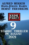 Krimi Paket 9 starke Thriller im August 2021