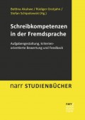 Schreibkompetenzen in der Fremdsprache