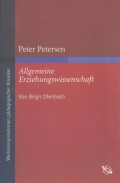 Peter Petersen "Allgemeine Erziehungswissenschaft"