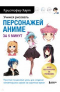 Учимся рисовать персонажей аниме за 5 минут. Простые пошаговые уроки