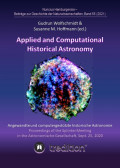 Applied and Computational Historical Astronomy. Angewandte und computergestützte historische Astronomie.