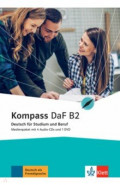Kompass DaF B2. Deutsch für Studium und Beruf. Medienpaket mit 4 Audio-CDs + DVD