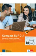 Kompass DaF C1.1. Deutsch für Studium und Beruf. Kurs- und Übungsbuch mit Audios-Videos. Teil 1