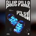 Blue pills pillow