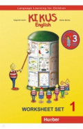 Kikus English. Worksheet Set 1. Language Learning for Children. English as a foreign language