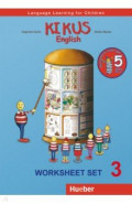 Kikus English. Worksheet Set 3. Language Learning for Children. English as a foreign language