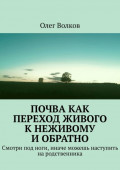 Почва как переход живого к неживому и обратно. Смотри под ноги, иначе можешь наступить на родственника