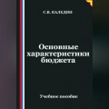 Основные характеристики бюджета