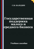 Государственная поддержка малого и среднего предпринимательства