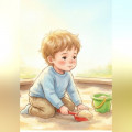 Самый маленький в песочнице