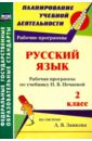 Русский язык. 2 класс. Рабочая программа по учебнику Н. В. Нечаевой