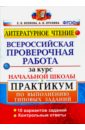 Литературное чтение. ВПР. Практикум по выполнению ТЗ. ФГОС