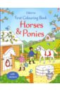 First Colouring Book. Horses and Ponies