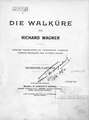 Die Walkure von Richard Wagner