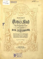 Scenen aus Gothes Faust fur Solostimmen, Chor und orchester v. R. Schumann