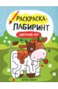 Цветной луг. Книжка-раскраска