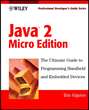 Java 2 Micro Edition. Professional Developer's Guide