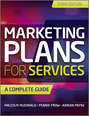 Marketing Plans for Services. A Complete Guide