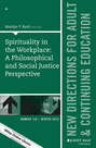 Spirituality in the Workplace: A Philosophical and Social Justice Perspective. New Directions for Adult and Continuing Education, Number 152