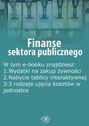 Finanse sektora publicznego, wydanie lipiec 2016 r.