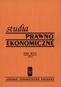 Studia Prawno-Ekonomiczne t. 91/2 2014