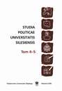 Studia Politicae Universitatis Silesiensis. T. 4–5