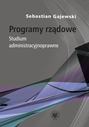 Programy rządowe