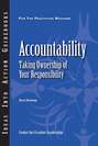 Accountability: Taking Ownership of Your Responsibility