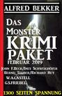 Das Monster Krimi Paket Februar 2019 - 1300 Seiten Spannung