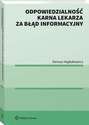 Odpowiedzialność karna lekarza za błąd informacyjny