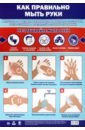 Плакат "Как правильно мыть руки", формат А3