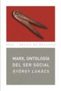 Marx, ontología del ser social