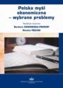 Polska myśl ekonomiczna – wybrane problemy